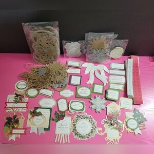 Anna Griffin Christmas Embellishments 3-D Sentiments (0240)